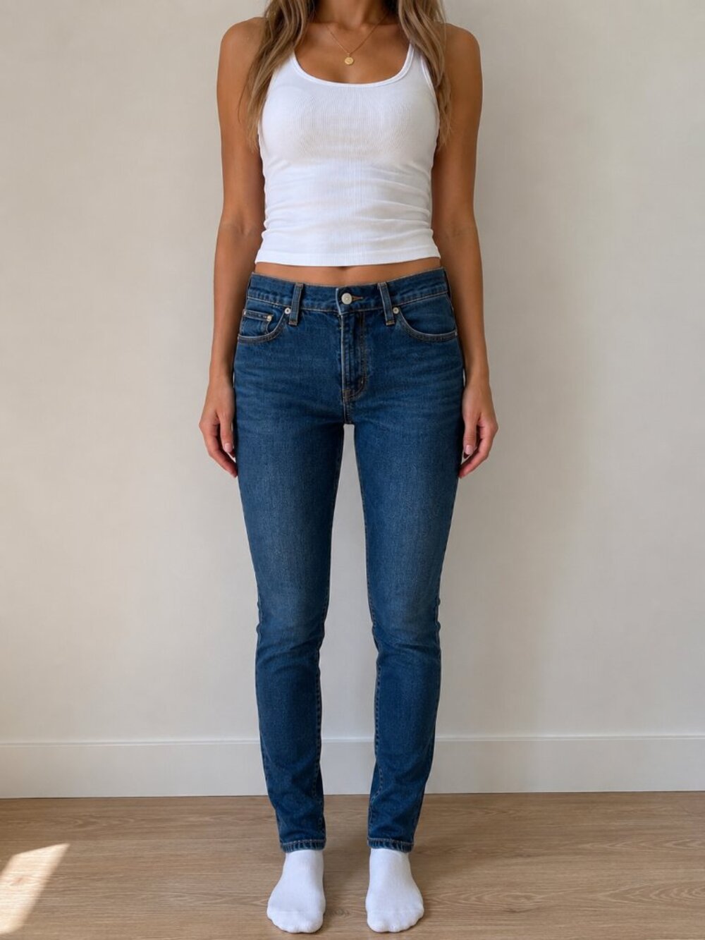 Levi's Mile High Super Skinny Jeans Dark Wash High Rise Denim | W29